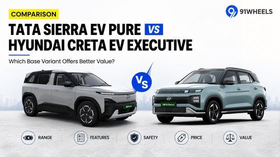 Tata Sierra EV Pure Vs Hyundai Creta EV Executive - Which Base Variant Offers Better Value?